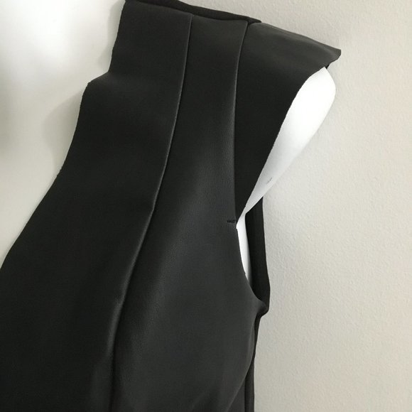 NWOT Dynamite Faux Leather Top - Picture 8 of 12
